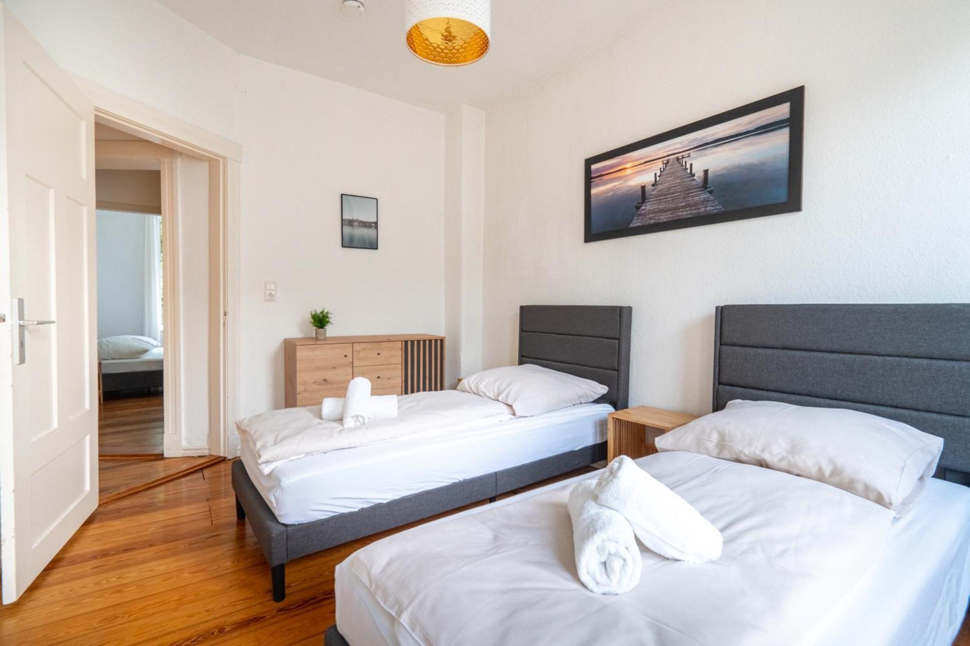 Grosses Apartment Mit 2 Balkonen Zentral Am Nordertor 弗伦斯堡 外观 照片