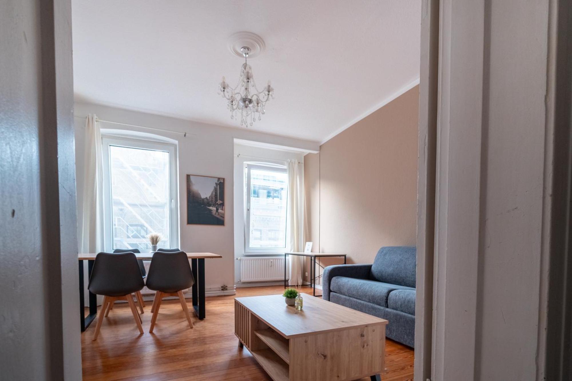 Grosses Apartment Mit 2 Balkonen Zentral Am Nordertor 弗伦斯堡 外观 照片