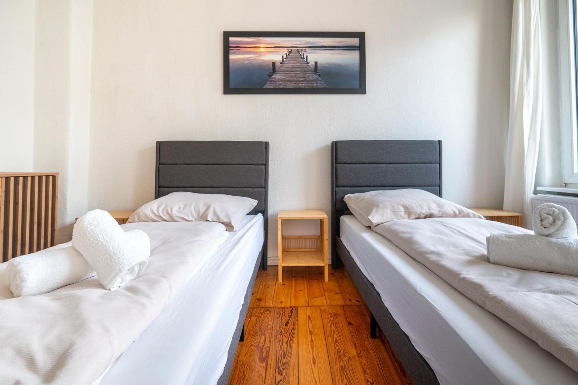 Grosses Apartment Mit 2 Balkonen Zentral Am Nordertor 弗伦斯堡 外观 照片