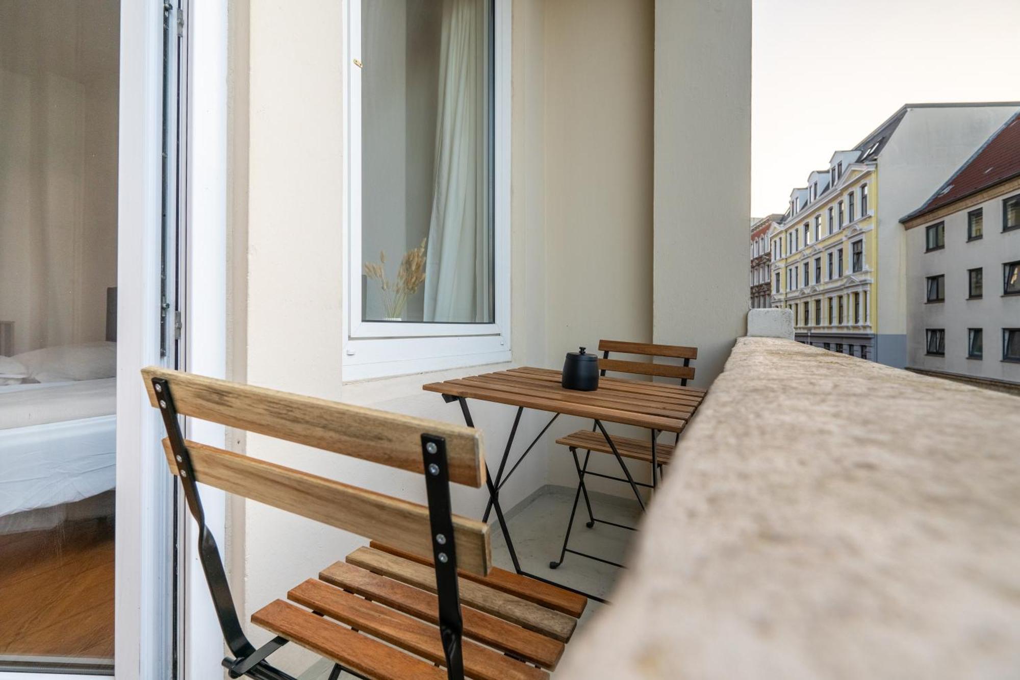 Grosses Apartment Mit 2 Balkonen Zentral Am Nordertor 弗伦斯堡 外观 照片
