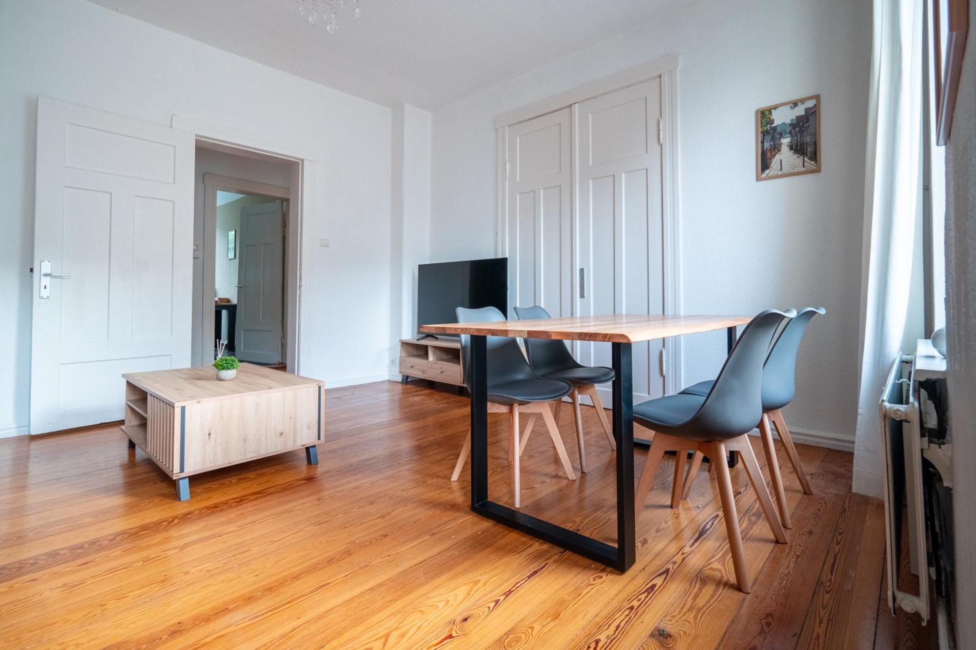 Grosses Apartment Mit 2 Balkonen Zentral Am Nordertor 弗伦斯堡 外观 照片