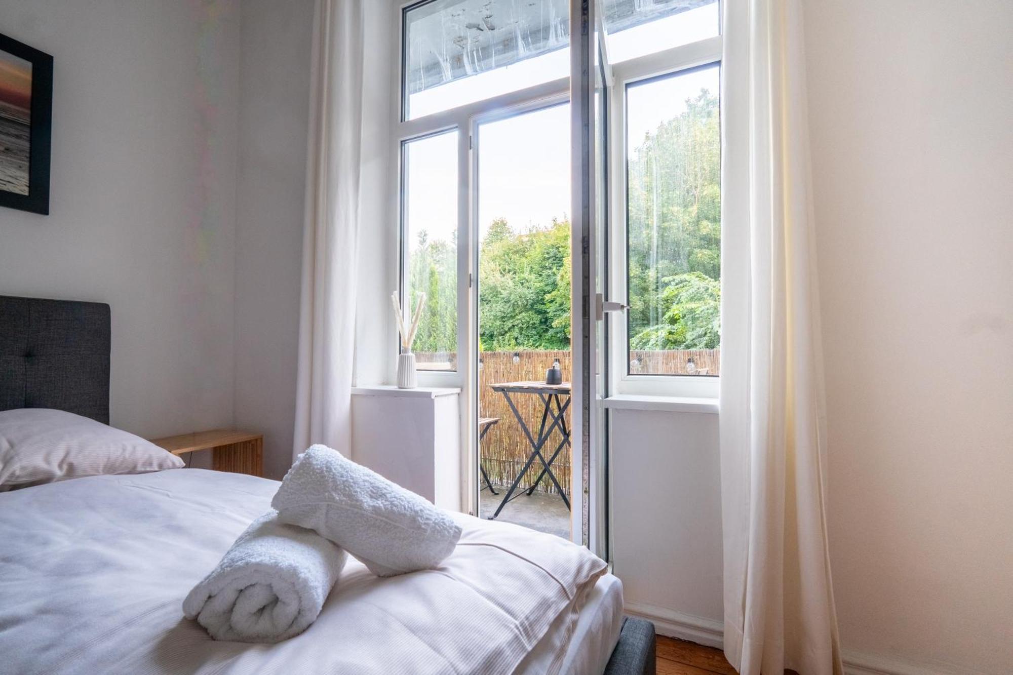 Grosses Apartment Mit 2 Balkonen Zentral Am Nordertor 弗伦斯堡 外观 照片