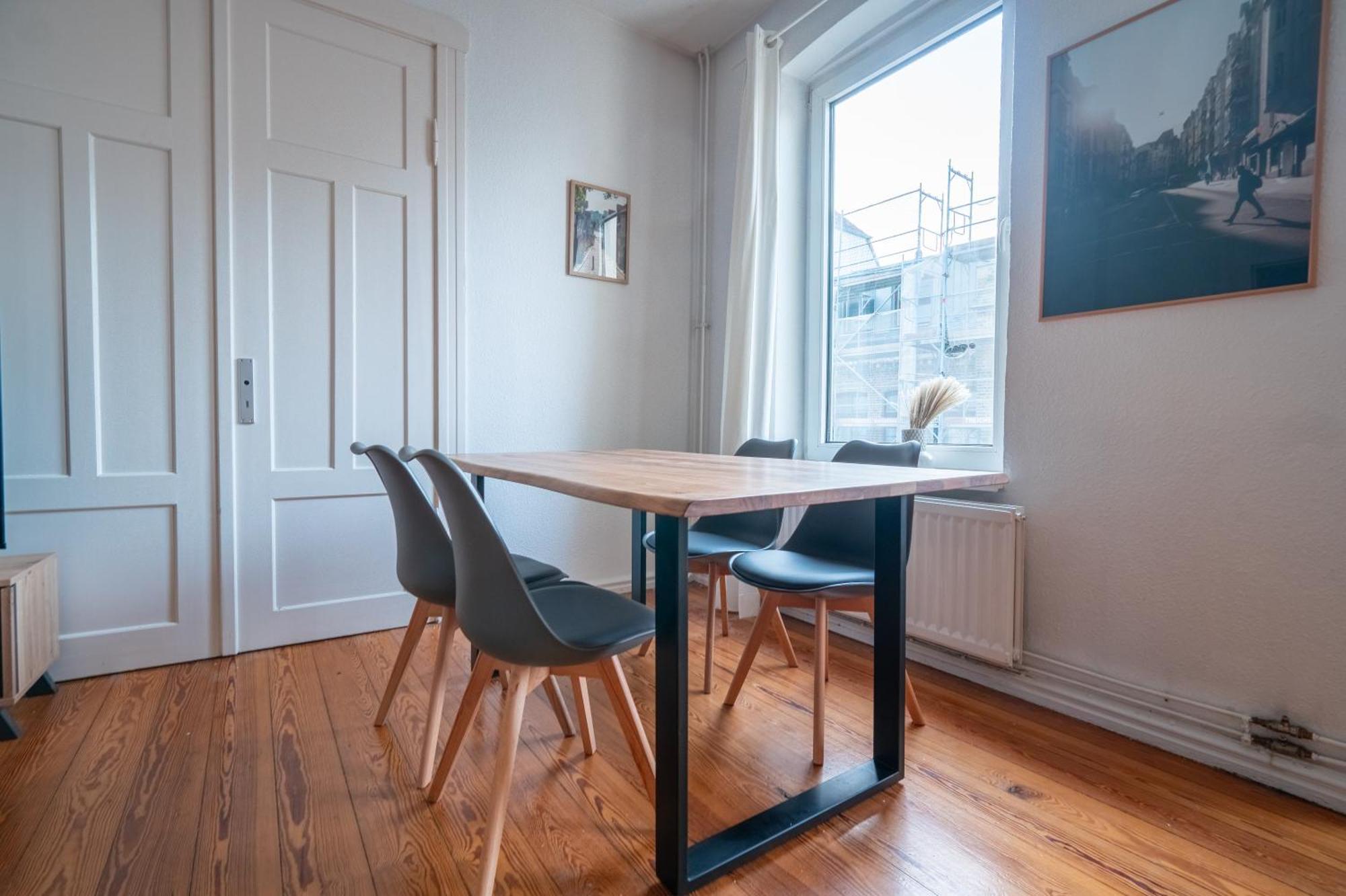 Grosses Apartment Mit 2 Balkonen Zentral Am Nordertor 弗伦斯堡 外观 照片